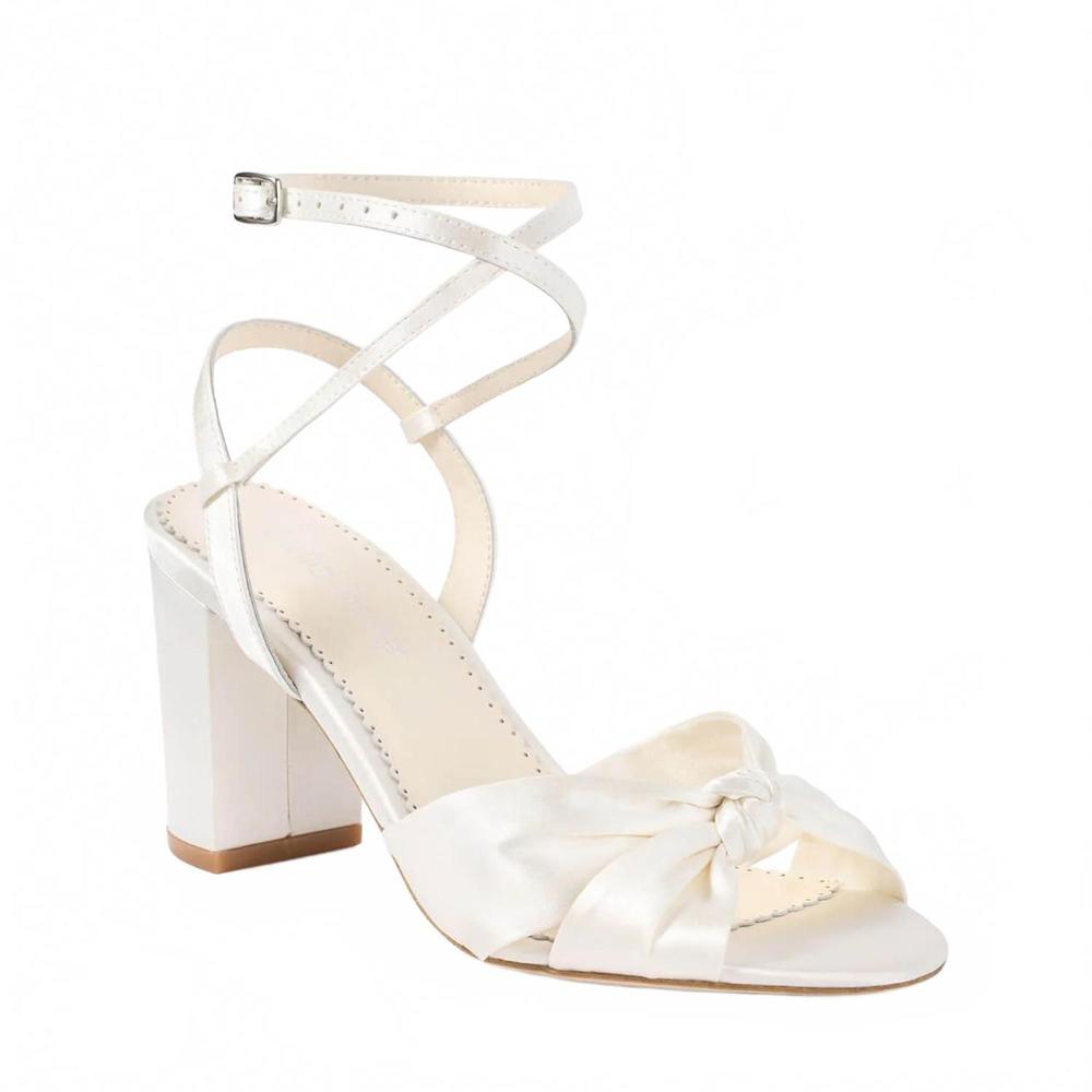NEW LET'S SEE STYLE women's sienna open toe slide sandal in white